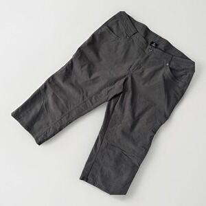 KUHL Capri Pants Womens 12 Gray TREKR‎ Kapri Stretch Gorpcore Hiking Outdoor